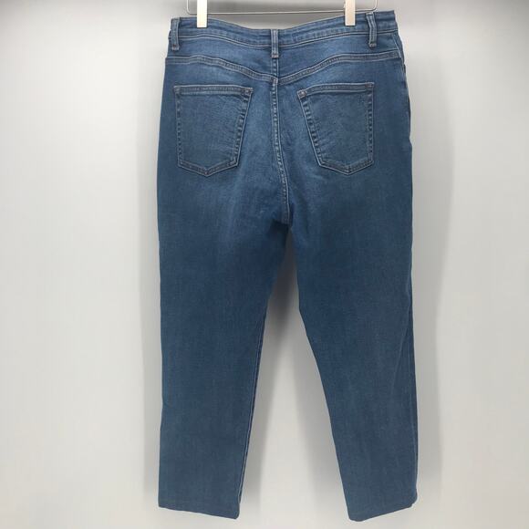 DL1961 Chrissy Trimtone Skinny Crop Womens 32 Medium Blue Professionally Altered - Picture 4 of 12